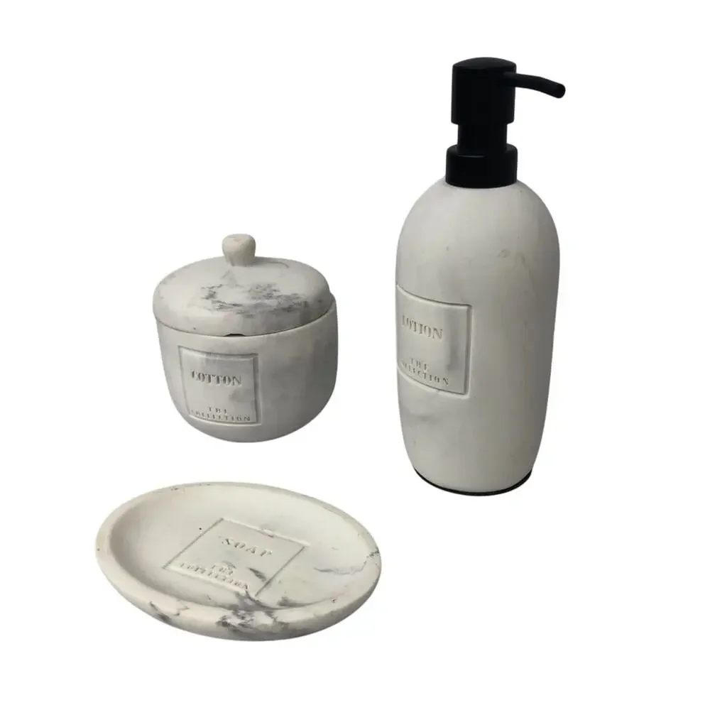 The Collection Bathroom Containers set of 3
